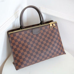 Louis Vuitton LV Louis Vuitton Damier Ebene Canvas Brompton Bag
