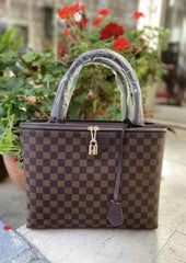 Louis Vuitton LV Louis Vuitton Damier Ebene Canvas Brompton Bag