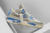 Air jordan 4 off white military blue