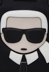 Karl Lagerfeld Premium Duffle Messenger Bag With Dust Bag (Black - 267)