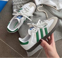 Samba white green for girls