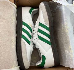 Samba white green for girls