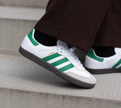 Samba white green for girls