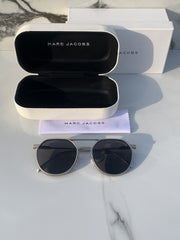 MARC JACOBS METAL SILVER BLACK