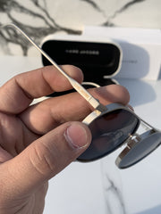 MARC JACOBS METAL SILVER BLACK