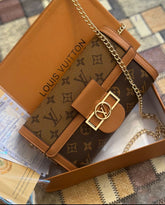 Louis Vuitton Dauphine Wallet On Chain With Original Box
