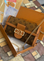 Louis Vuitton Dauphine Wallet On Chain With Original Box