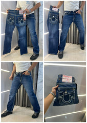 True Religion Blue Shade Imported Premium Denim