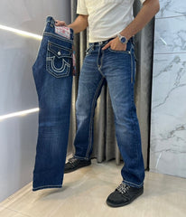 True Religion Blue Shade Imported Premium Denim