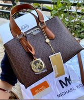 Michael Kors Mk Emma Medium Shoulder Bag With OG Box