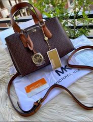 Michael Kors Mk Emma Medium Shoulder Bag With OG Box