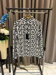 Fendi Full Monogram Full Sleeves Shirt