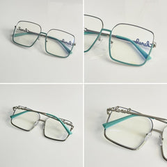 CHANEL WMNS 7226 SILVER GREEN FRAME