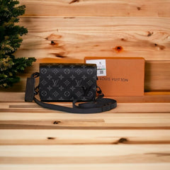 Louis Vuitton LV Aero Mini Soft Trunk With OG Box & Dust Bag (Black Grey - 723)