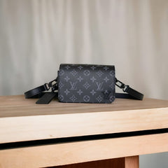Louis Vuitton LV Aero Mini Soft Trunk With OG Box & Dust Bag (Black Grey - 723)