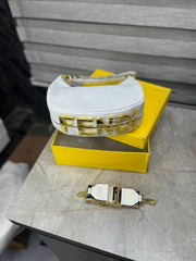 Fendi Alphabetic Shoulder Bag with Box