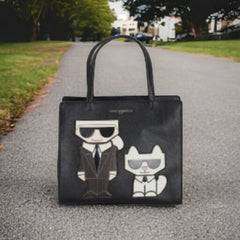 Karl Lagerfeld Maybelle Crossbody Shoulder Bag With Dust Bag (Black - 465)