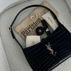 YSL Hobo Croc Skin With Original Box