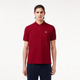 LACOSTE PREMIUM POLO T-SHIRT MAROON