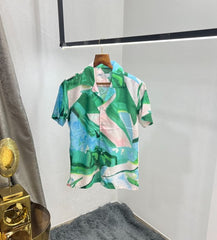 Zara Green All Over Printed Premium Half Shirt