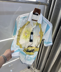 Amiri White All Over Printed Premium Shirt With Premium Box Packing