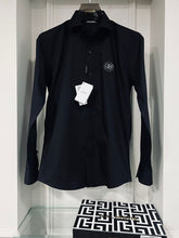 BALMAIN PARIS Paris Black Back Patch Work Shirt With Premium Box Packing And Carry Bag