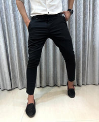 Armani Belt Strech Black Imported Premium Trouser