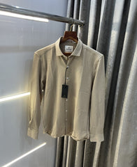 Scotch & Soda Beige Texture Fabric Premium Shirt