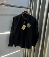 Balmain Paris Black Patch Logo Premium Shirt