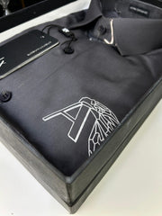 ARMANI XCHANGE GREY PREMIUM SHIRT WITH BRAND BOX PACKING AND CARRY BAG 1473