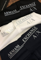 ARMANI EXCHANGE REFLECTIVE PRINT PREMIUM BLACK SHIRT WITH BRAND BOX PACKING AND CARRY BAG 1474