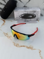 OAKLEY 9208 RADAR BLACK RED