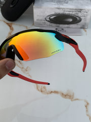 OAKLEY 9208 RADAR BLACK RED