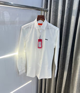 Hugo Boss White Premium Classic Cotton Shirt