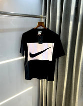 Nike Black Reflective Print Imported Oversized T-Shirt