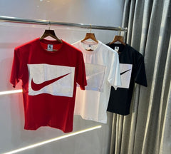 Nike White Reflective Print Premium Oversized T-Shirt