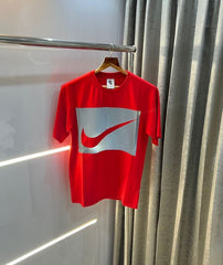 Nike Red Reflective Print Premium Oversized T-Shirt