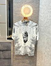 Amiri White Crystal Ball Imported Oversized T-Shirt