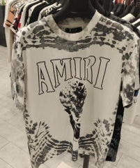 Amiri White Crystal Ball Imported Oversized T-Shirt