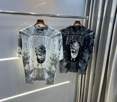 Amiri White Crystal Ball Imported Oversized T-Shirt