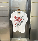 HM White Coco Cola Edition Premium Oversized T-Shirt