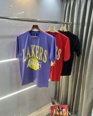 Adidas Lakers Edition Purple Imported Oversized T-Shirt