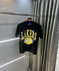 Adidas lakers edition black imported oversized t-shirt