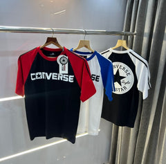 Convers e All Star White Black Imported Oversized T-Shirt