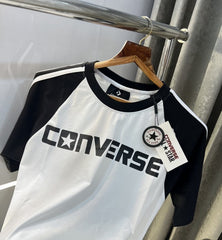 Converse All Star Black White imported Oversized T-Shirt