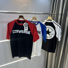 Converse All Star Black Red Imported Oversized T-Shirt
