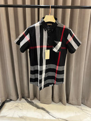 Burberry Turkish Half Sleeves Shirt Black
