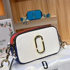 MARC JACOBS Snapshot Crossbody Bag With 2 Belts OG Box & Dust Bag (White - 151)