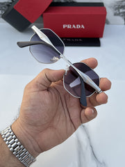 PRADA 363 SILVER BLACK