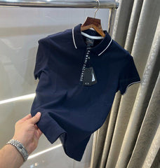 ARMANI EXCHANGE PREMIUM IMPORTED POLO NAVY BLUE (461)